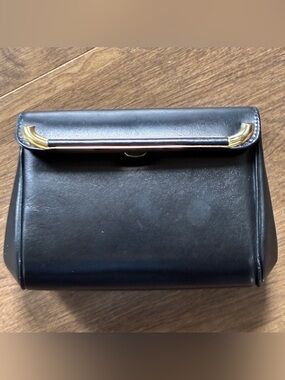 Casa Lopez Genuine leather handbag Black crossbody Clutch